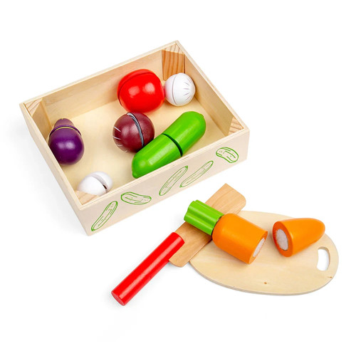 Cutting veg crate - cutting,