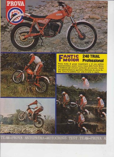 Advertising test moto fantic - advertising,