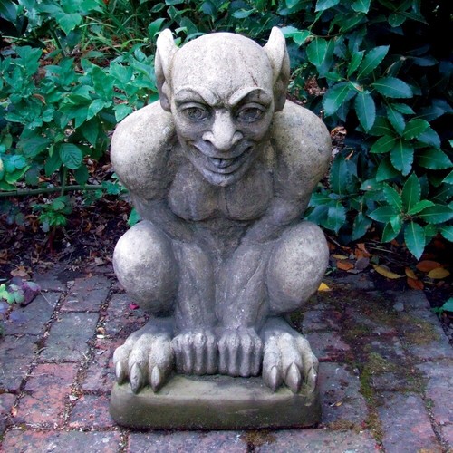Evil goblin stone garden - goblin,