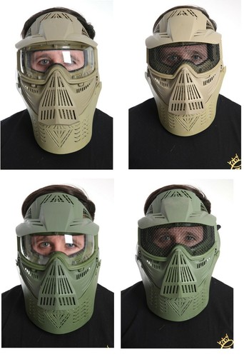 Large clear mesh airsoft full - large,