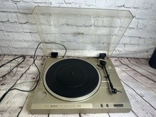 HITACHI HT-20S DC Servo,  Semi-Auto, Belt Drive Turntable Working. No Needle