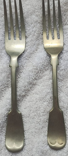Crown silver forks 2 - x,