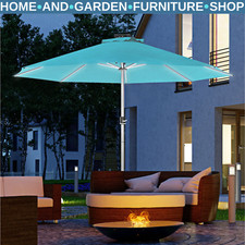 3m Parasol Overhanging Patio