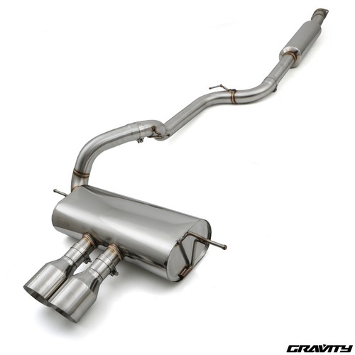 Stainless catback exhaust - stainless,