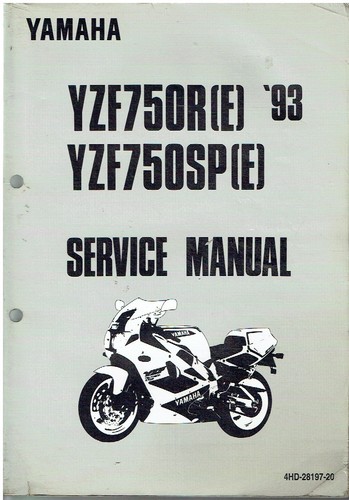 Yamaha yzf750r yzf750sp - (e), &
