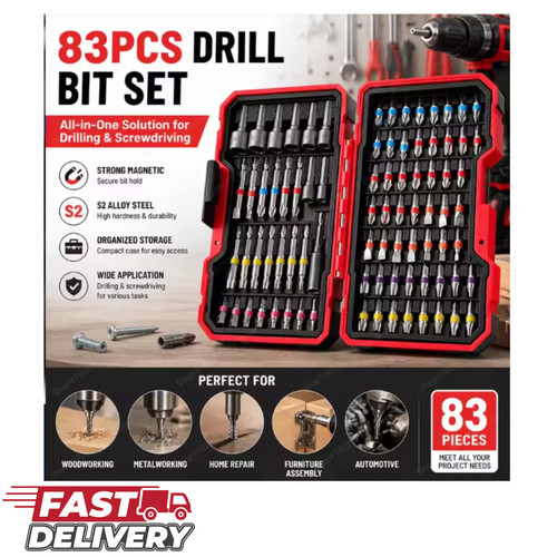Pieces screwdriver drill - 83,