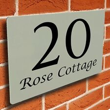 House Number Plaques Door Numbers Personalised Aluminium Door Sign Street Plate