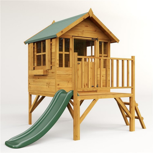 Wooden children playhouse - wooden,