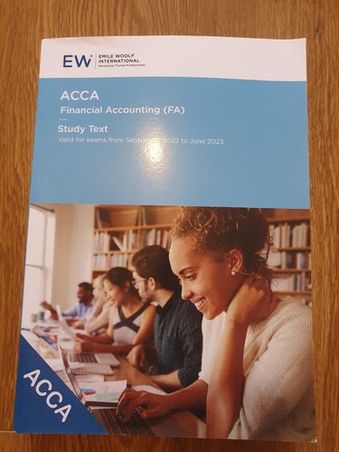 Acca financial accounting - financial, (fa)