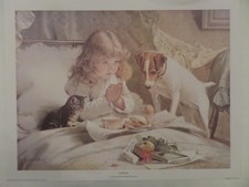 Vintage Print of Oil Painting