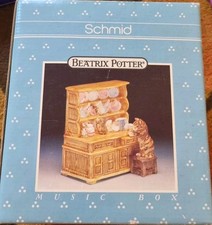 Schmid Beatrix Potter Music Box with The Tune of "On The Street Where You Live"