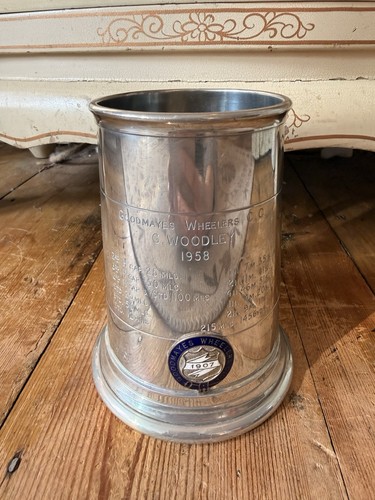 Vintage 1958 pewter tankard - 1958,