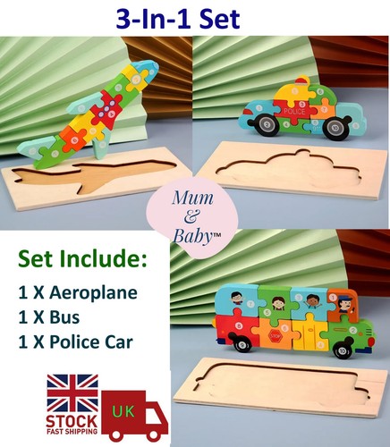Kids educational wooden jigsaw - kids,