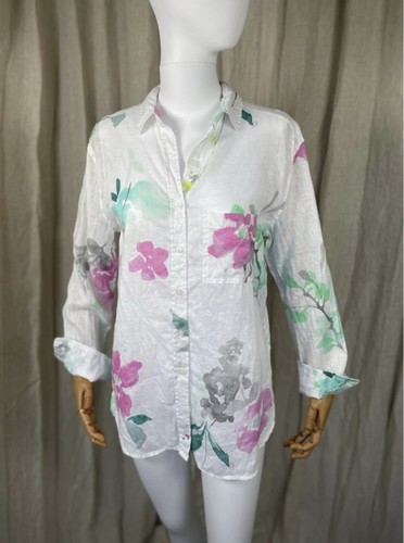 Joules white long sleeve - , linen