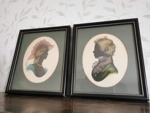 Vintage silhouette framed - 2,