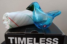 Iittala Oiva Toikka Birds Sieppo Flycatcher Light blue x Green LTD1000 2015