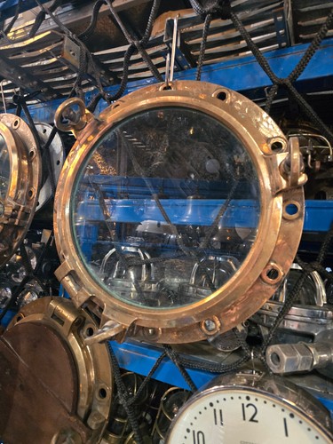 Original brass ships porthole - original,