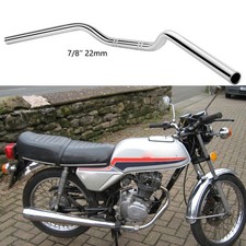 For Honda CB125 CB125R CB100 CB175 CB250R Moto 7/8" Handlebar Drag Bar Chrome