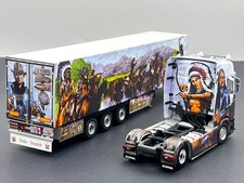 Scania S highline CS20H reefer trailer "Heide Logistik" WSI truck models 1:50