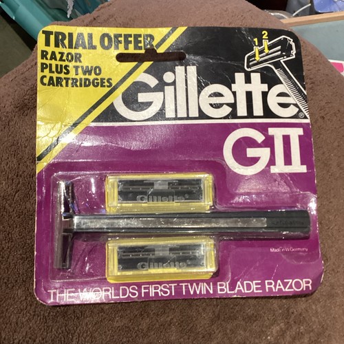 Rare vintage gillette gii - vintage, 70's