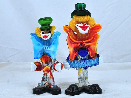 Two mid century murano glass - mid-century,