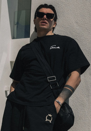 Siksilk mens black script - siksilk,