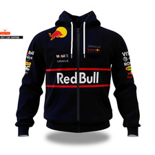 New Red Bull Zipper Hoodie 3D