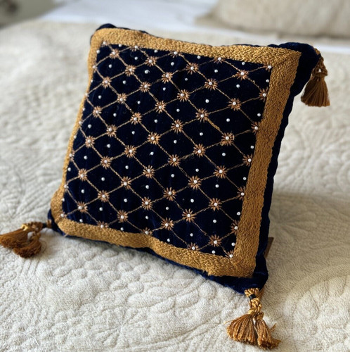 Luxury navy blue - blue, gold