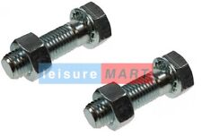 2 x M16 x 55mm Tow Ball Towbar Towball Nuts and Bolts with Shake Proof Washers