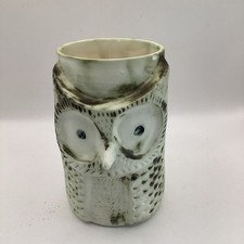 Vintage Carn Pottery Cornwall Owl Vase No. 73 John Beusmans 6”/ 15cm Tall