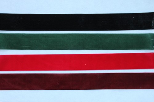 Velvet ribbon 50mm wide - velvet,