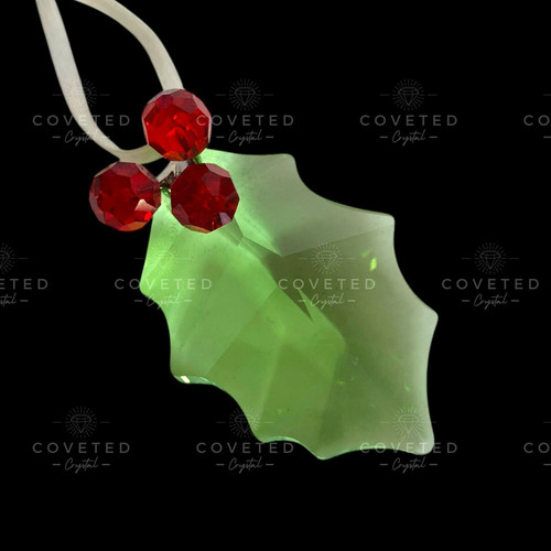 Swarovski crystal holly - holly, leaf