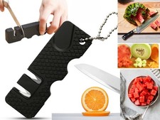 Mini Portable 2 Stages Knife Sharpener Stainless Tool Kitchen Accesories Ceramic