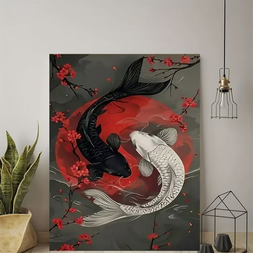 Japan inspired koi carp - japan,