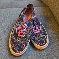 VANS x Hello Kitty UK 6 US 8.5 Trainers Shoes Black Pink