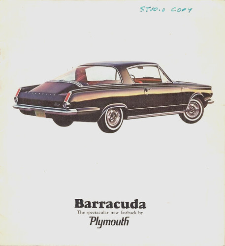 Plymouth barracuda 1964 usa - barracuda,