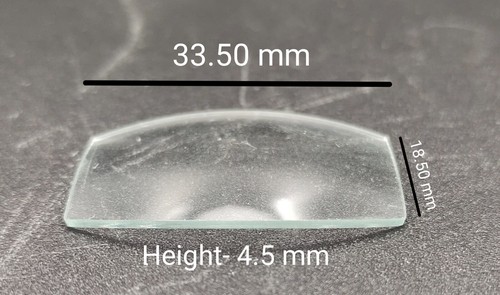 Domed mineral crystal for - domed,