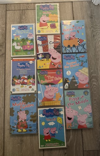 Peppa pig dvd bundle - dvd, x10