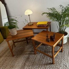 Mid Century Teak Nest Of