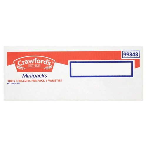 Crawford minipacks biscuits - minipacks,