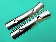 HONDA CB400A HONDAMATIC - NEW QUALITY HEAT SHIELDS SET - RARE ITEMS