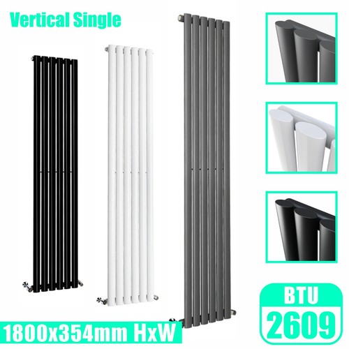 Designer oval column radiator - designer,