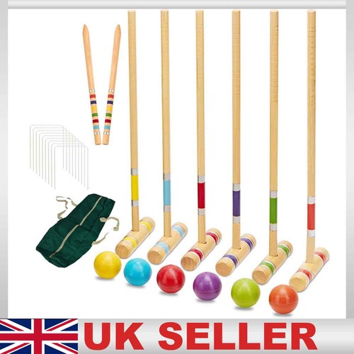 Portable six player croquet - six,