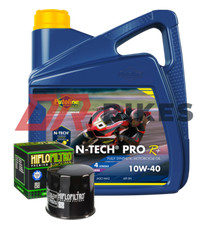Fits Suzuki DR500 S 81 82 83 Putoline N-Tech Pro R+ 10W40 and Oil Filter
