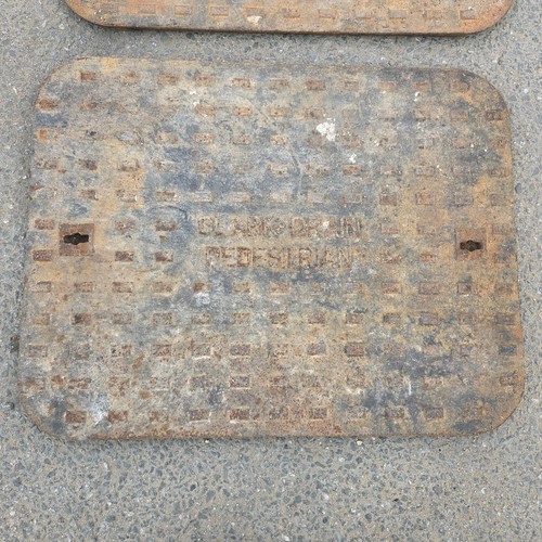 Cast iron manhole cover - iron,
