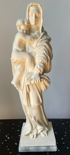 Vintage madonna child mary - &,