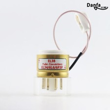 One Gold plated EL38 TO EL34 6L6 6P3P Vacuum tube convert socket
