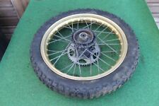 Kawasaki KX80 KX 80 Spoked Drum Rear Wheel Rim Akront 17 x 1.85 1983? 2277
