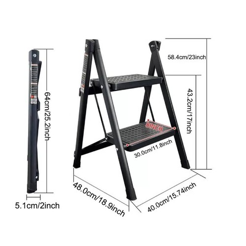 Portable step ladder - 3,