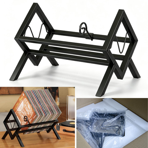 Metal vinyl record - vinyl, storage